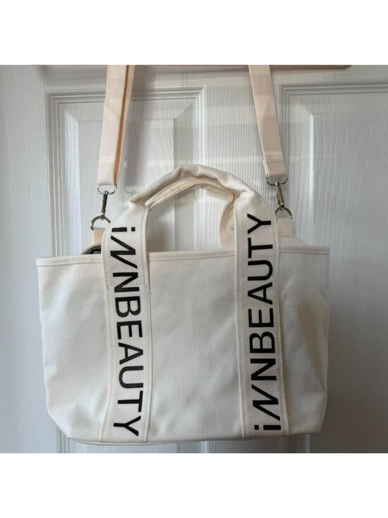 Other Handbags - Innbeauty Project Cream Canvas Tote